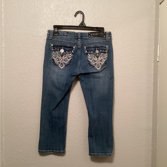 LA ldol Stylish Blue Distressed Women's Jeans 9 - Picture 7 of 8